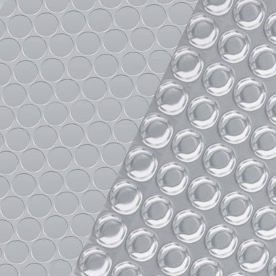 Uima-altaan suoja hopea 300x200 cm PE