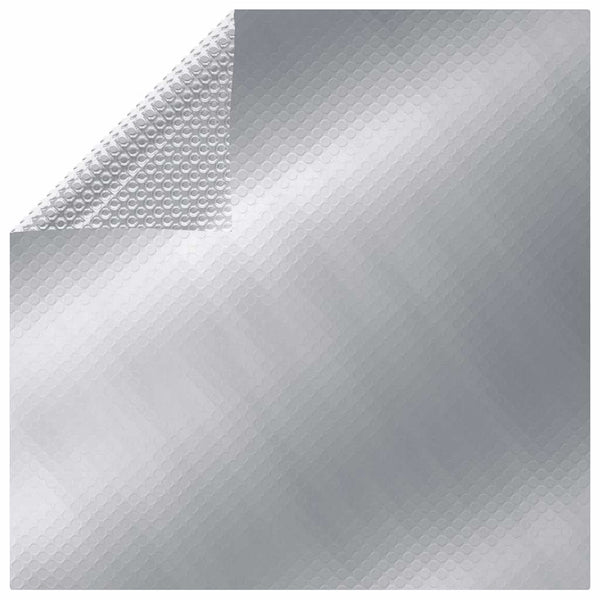 Uima-altaan suoja suorakulmainen 1000x600 cm PE hopea