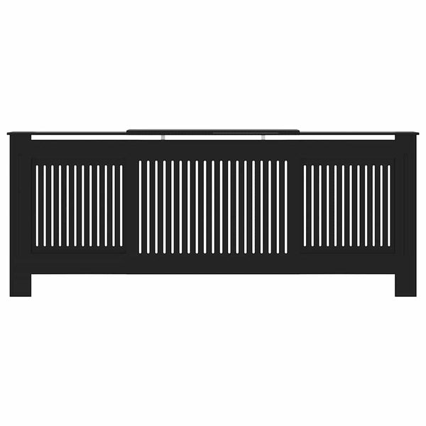 Musta mdf lämpöpatterin suoja Eliss 205cm