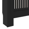 MDF lämpöpatterin suoja musta 205 cm