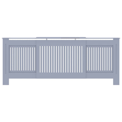 MDF lämpöpatterin suoja harmaa 205 cm