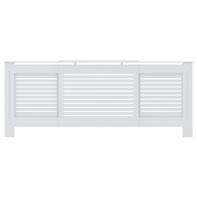 MDF lämpöpatterin suoja valkoinen 205 cm