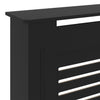MDF lämpöpatterin suoja musta 205 cm