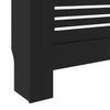 MDF lämpöpatterin suoja musta 205 cm