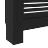 Musta mdf lämpöpatterin suoja Oroian 205cm