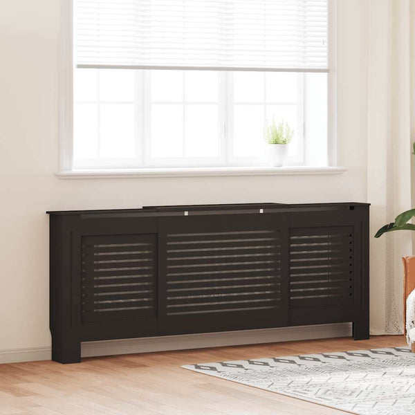 Musta mdf lämpöpatterin suoja Oroian 205cm