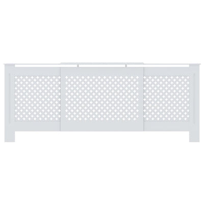 MDF lämpöpatterin suoja valkoinen 205 cm