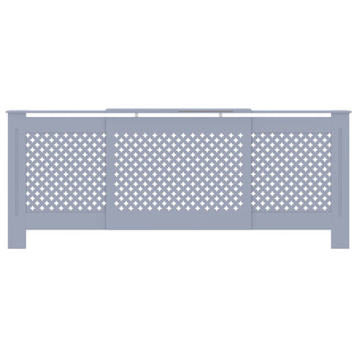 MDF lämpöpatterin suoja harmaa 205 cm