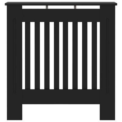 MDF lämpöpatterin suoja musta 78 cm