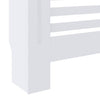 MDF lämpöpatterin suoja valkoinen 78 cm