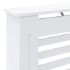 Valkoinen mdf lämpöpatterin suoja Oroian 78cm