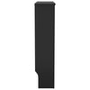 MDF lämpöpatterin suoja musta 78 cm