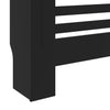 MDF lämpöpatterin suoja musta 78 cm