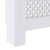 MDF lämpöpatterin suoja valkoinen 78 cm