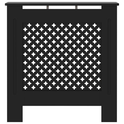 MDF lämpöpatterin suoja musta 78 cm