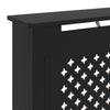 MDF lämpöpatterin suoja musta 78 cm