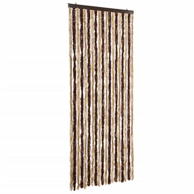 Beige ja vaaleanruskea hyönteisverho Septilici 56x200cm (chenille)