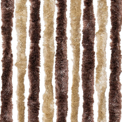 Beige ja vaaleanruskea hyönteisverho Septilici 56x200cm (chenille)