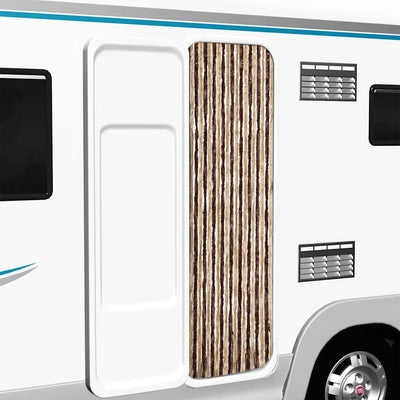 Beige ja vaaleanruskea hyönteisverho Septilici 56x200cm (chenille)