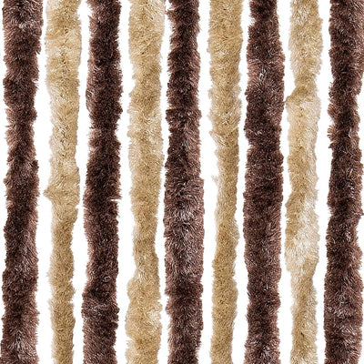 Beige ja vaaleanruskea hyönteisverho Septilici 90x200cm (chenille)