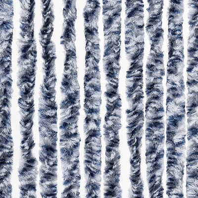 Sinivalkoinen hyönteisverho Septilici 90x200cm (chenille)