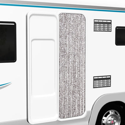 Ruskea ja beige hyönteisverho Septilici 56x200cm (chenille)