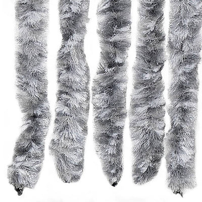 Harmaavalkoinen hyönteisverho Septilici 120x220cm (chenille)