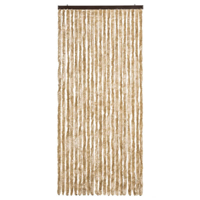 Beige hyönteisverho Septilici 90x200cm (chenille)