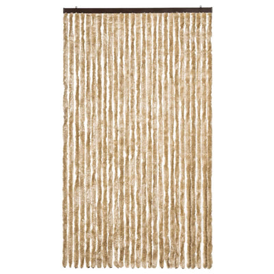 Beige hyönteisverho Septilici 120x220cm (chenille)