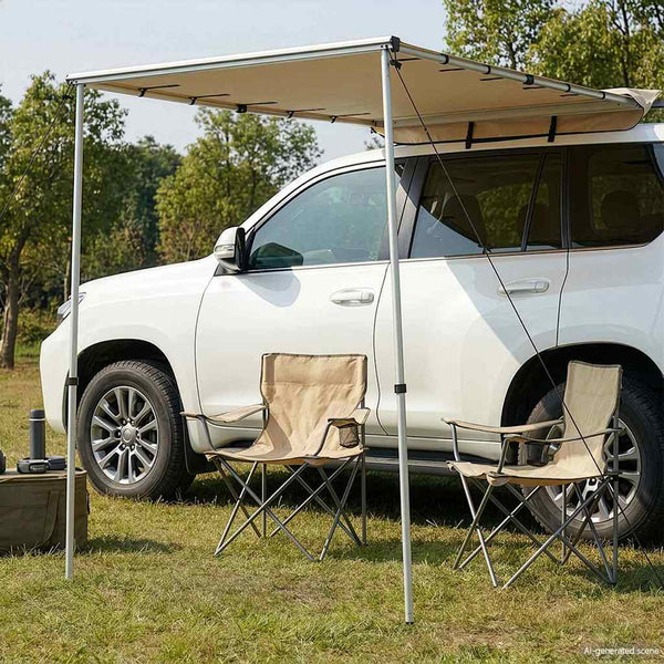 Asuntoauton ja -vaunun markiisi 1,8x2,5x2,15 m beige