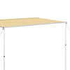 Asuntoauton ja -vaunun markiisi 3x3x2,15 m beige