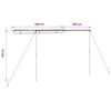 Asuntoauton ja -vaunun markiisi 4x2,5x2,15 m beige