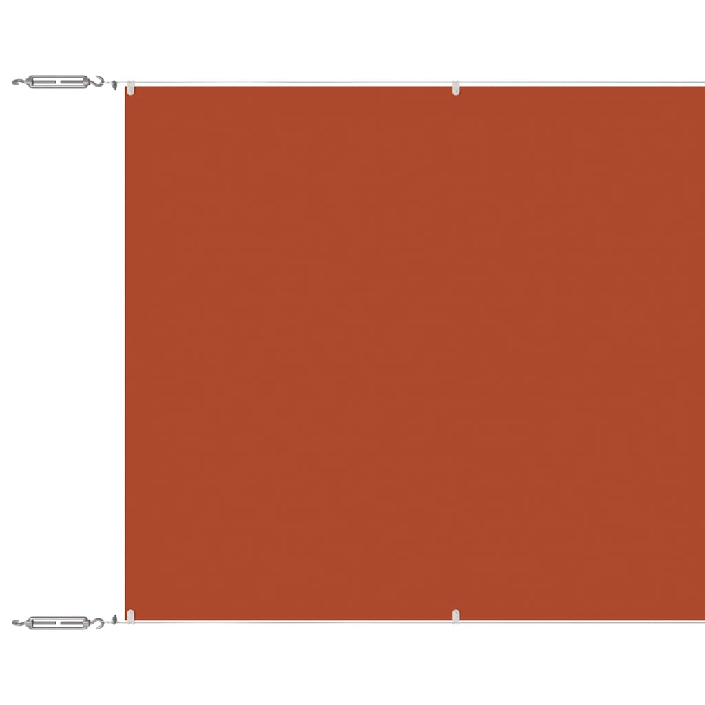 Pystymarkiisi terrakotta 100x1200 cm Oxford kangas