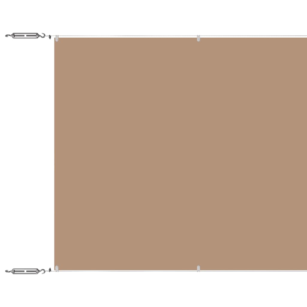 Pystymarkiisi taupe 100x1000 cm Oxford kangas