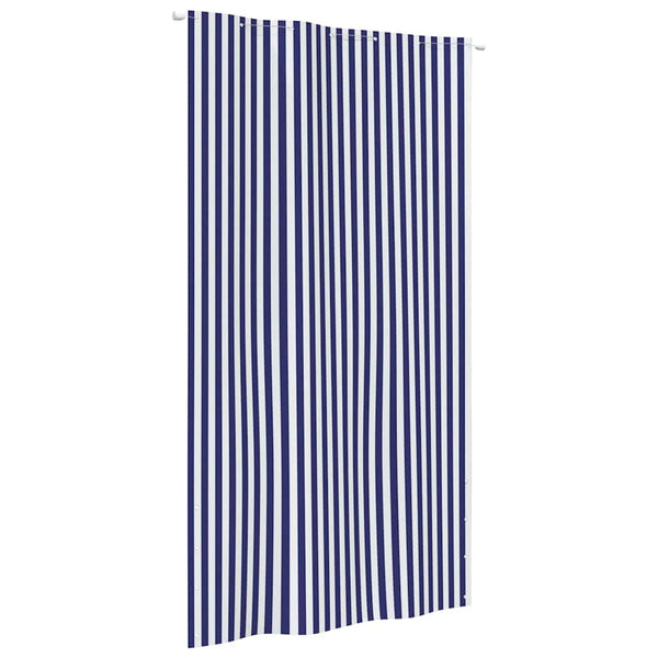 Parvekkeen suoja sininen ja valkoinen 140x240 cm Oxford kangas