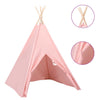Lasten tiipiiteltta + laukku peachskin pinkki 120x120x150 cm