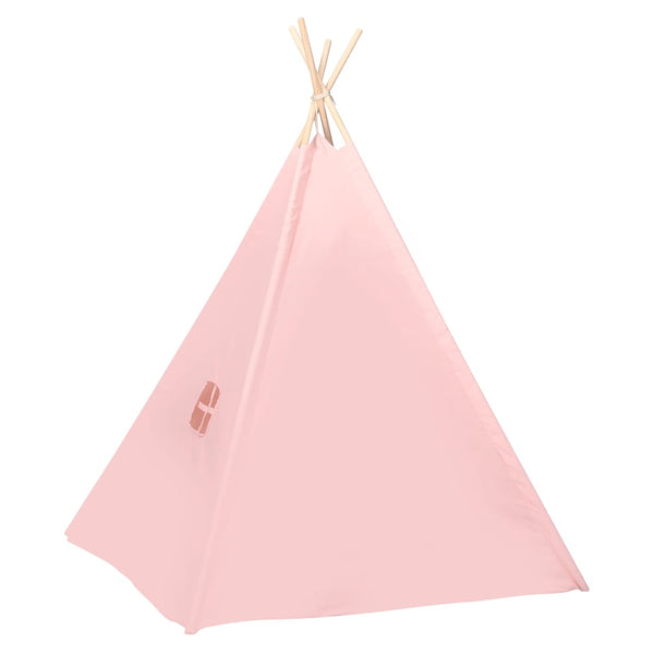 Lasten tiipiiteltta + laukku peachskin pinkki 120x120x150 cm