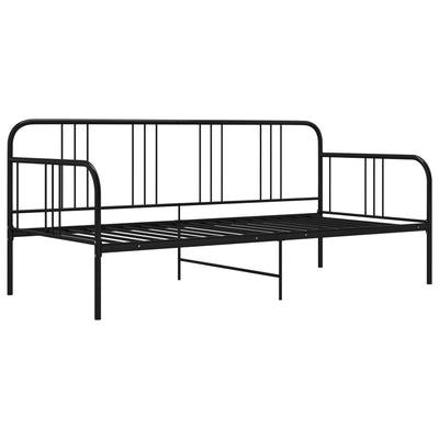 Sohvasängyn runko musta metalli 90x200 cm