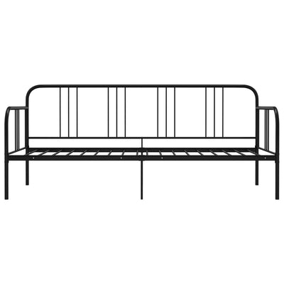 Sohvasängyn runko musta metalli 90x200 cm