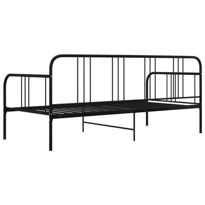Sohvasängyn runko musta metalli 90x200 cm