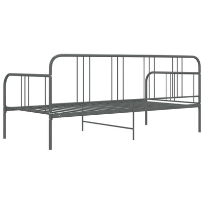 Sohvasängyn runko harmaa metalli 90x200 cm