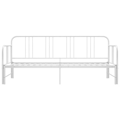 Vuodesohvan runko valkoinen metalli 90x200 cm