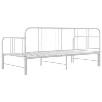 Vuodesohvan runko valkoinen metalli 90x200 cm