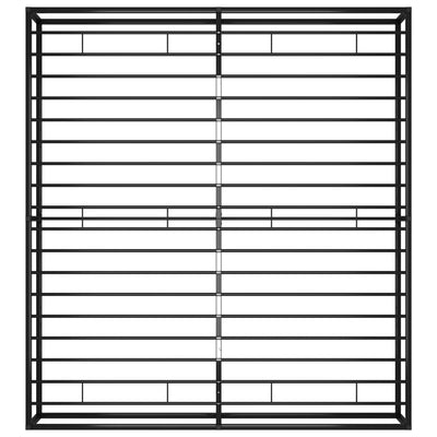 Musta sängynrunko Hamza 200x200cm (metalli)