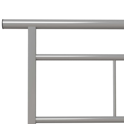 Harmaa sängynrunko Muzecher 90x200cm (metalli)