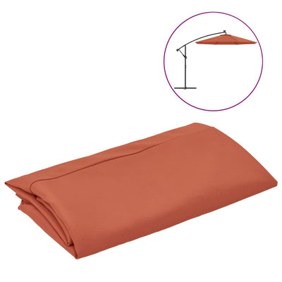 Aurinkovarjon vaihtokangas terrakotta 300 cm