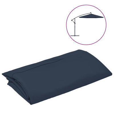 Aurinkovarjon vaihtokangas sininen 350 cm