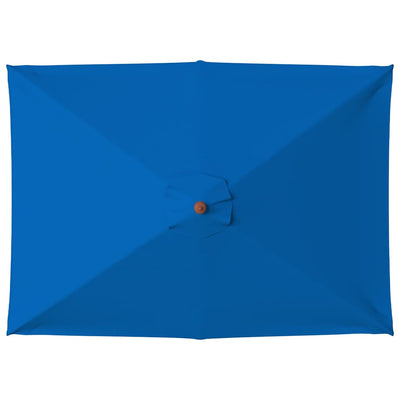 Puutarha-aurinkovarjo puutolpalla sininen 150x200 cm