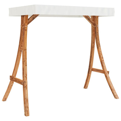 Keinuteline Eramia (kermakatto tiikkiviimeistelty taivutettu puu)