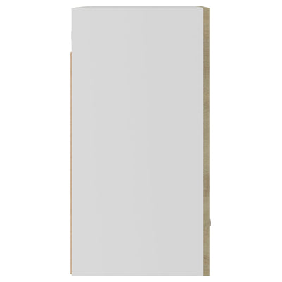 Seinäkaapit 2 kpl Sonoma-tammi 50x31x60 cm tekninen puu